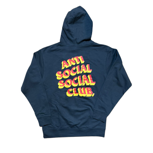 Anti Social Social Club Popcorn Hoodie Black – Size Medium – Brand New - Picture 2 of 4